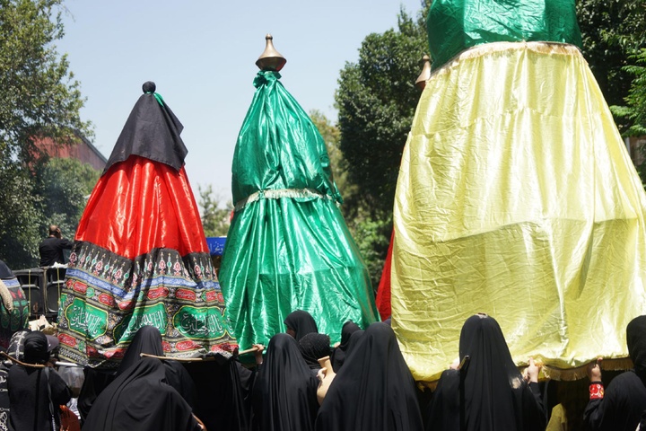 عزاداری دسته بنی‌اسد در خیابان ری تهران
