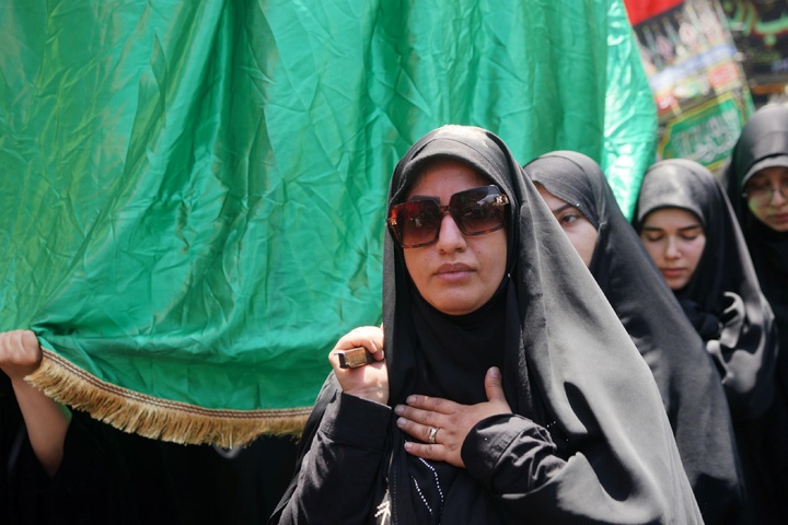 عزاداری دسته بنی‌اسد در خیابان ری تهران