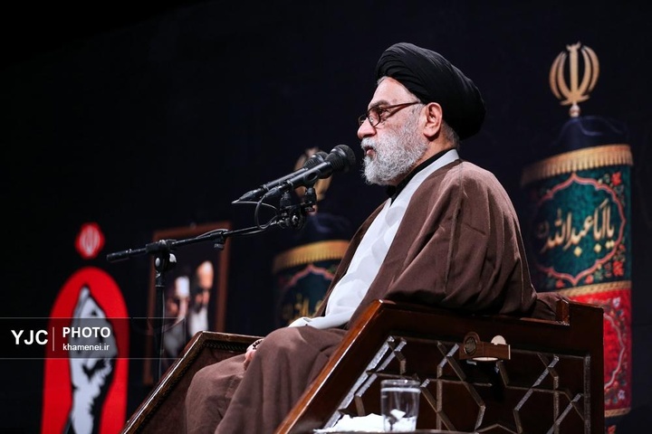آخرین شب مراسم عزاداری حضرت اباعبدالله الحسین(علیه السلام) در جوار محل شهادت قائد شهید انقلاب اسلامی