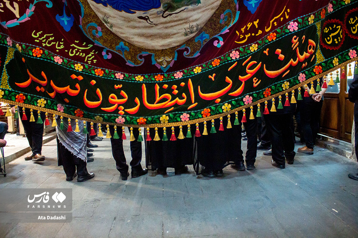 عزاداری سومین روز شهادت سالار شهیدان در بازار تاریخی تبریز