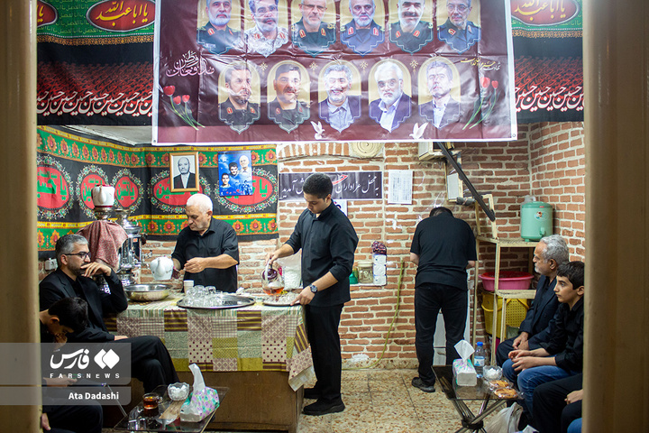 عزاداری سومین روز شهادت سالار شهیدان در بازار تاریخی تبریز
