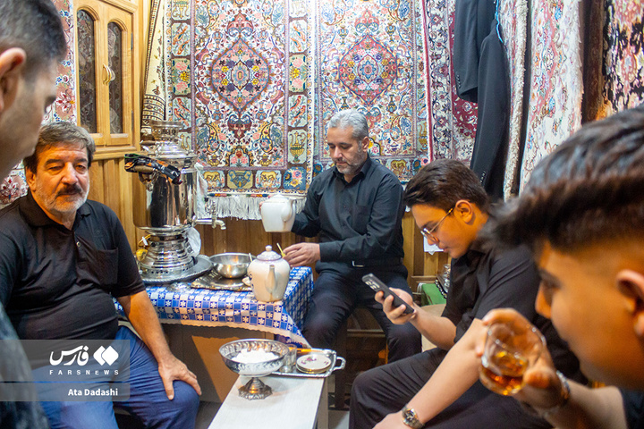 عزاداری سومین روز شهادت سالار شهیدان در بازار تاریخی تبریز