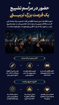 حضور در مراسم تشییع یک فرصت بزرگ تربیتی