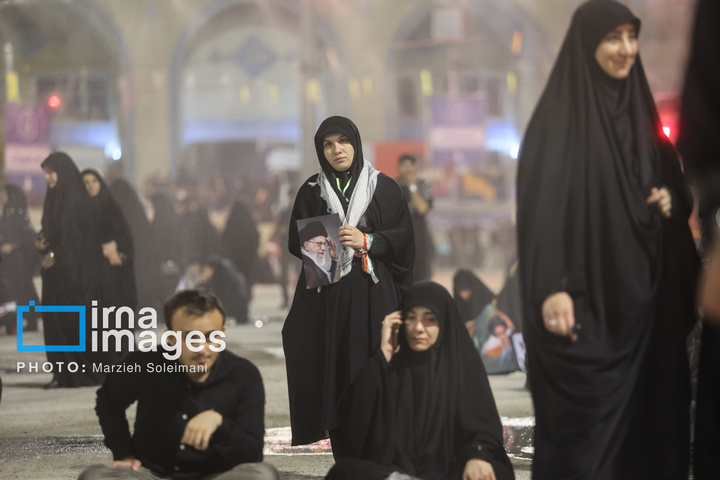 ساعاتی قبل از آغاز مراسم وداع با رهبر شهید انقلاب