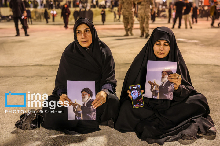 ساعاتی قبل از آغاز مراسم وداع با رهبر شهید انقلاب