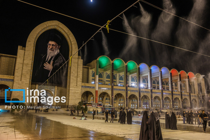 ساعاتی قبل از آغاز مراسم وداع با رهبر شهید انقلاب