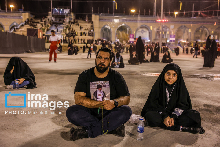 ساعاتی قبل از آغاز مراسم وداع با رهبر شهید انقلاب