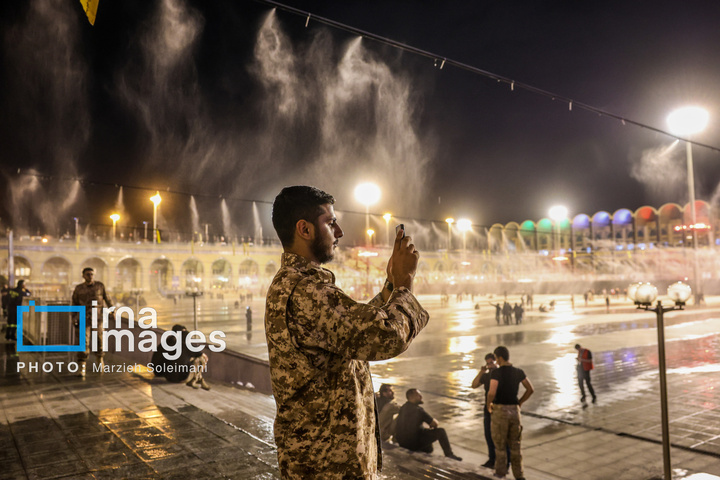 ساعاتی قبل از آغاز مراسم وداع با رهبر شهید انقلاب