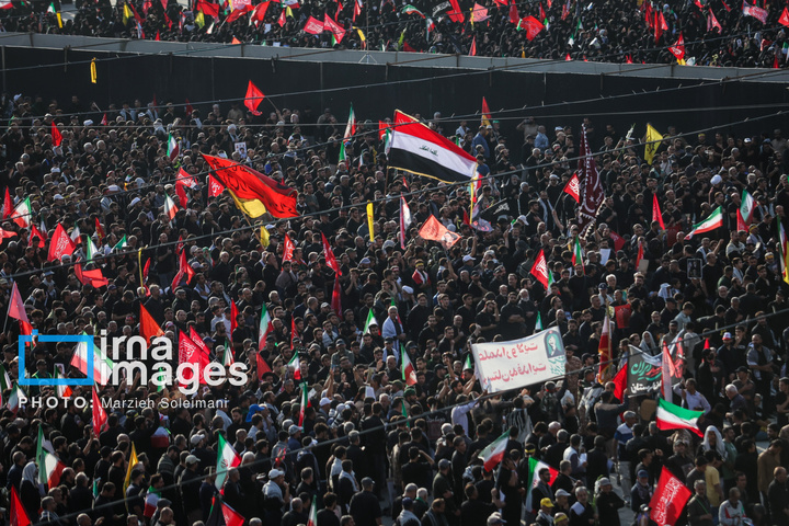 مراسم وداع با رهبر شهید انقلاب
