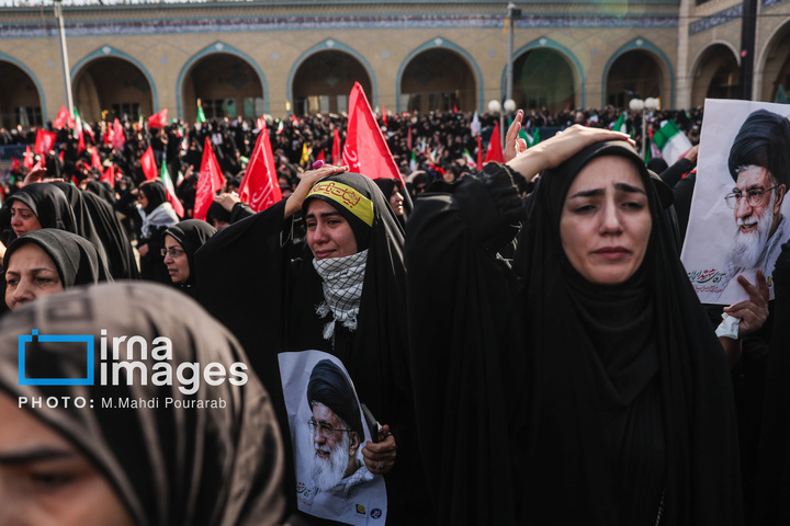 مراسم وداع با رهبر شهید انقلاب