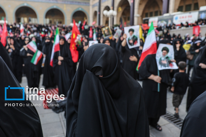 مراسم وداع با رهبر شهید انقلاب