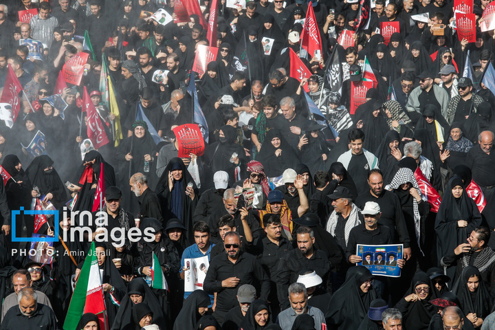 مراسم وداع با رهبر شهید انقلاب