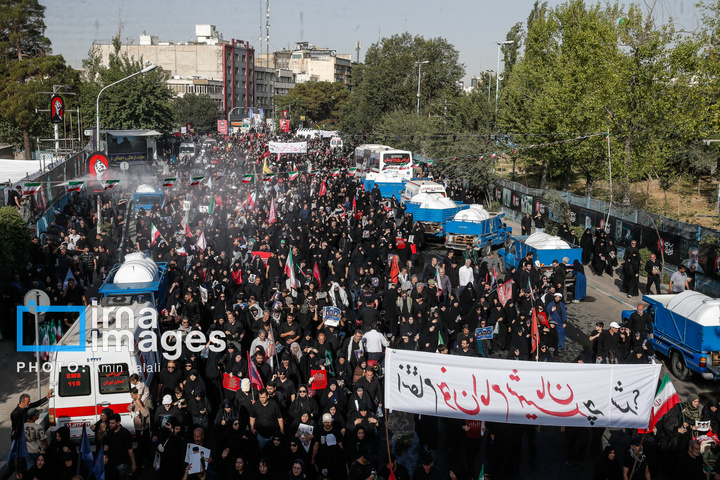 مراسم وداع با رهبر شهید انقلاب