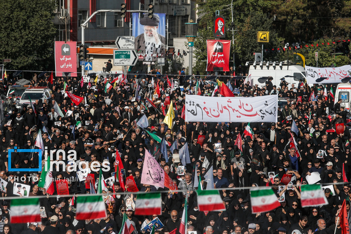 مراسم وداع با رهبر شهید انقلاب