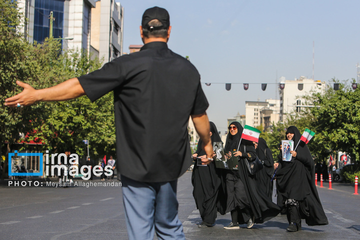 مراسم وداع با رهبر شهید انقلاب