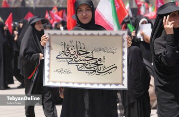 همه مردم در بدرقه آقای شهید حضور داشتند
