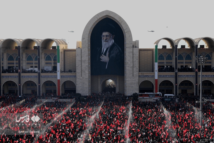 اقامه نماز بر پیکر مطهر قائد شهید امت