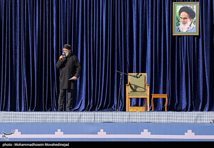 مراسم اقامه نماز بر پیکر امام شهید امت