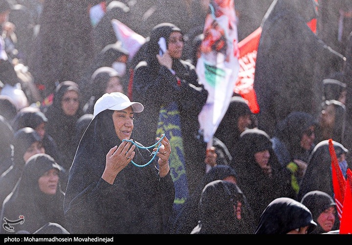 مراسم اقامه نماز بر پیکر امام شهید امت
