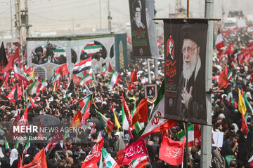تشییع پیکر مطهر رهبر شهید انقلاب در قم - ۱
