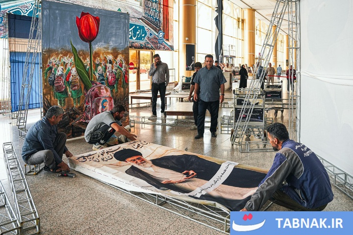 مشهد در آستانه مراسم تشییع؛ از فرودگاه تا حرم