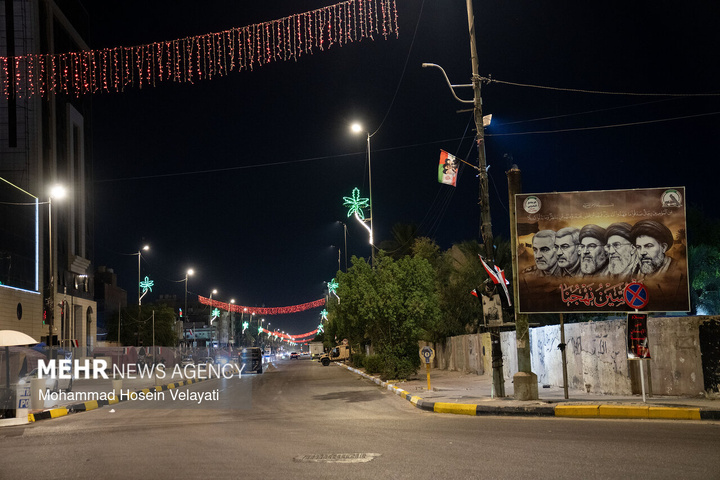 آماده‌سازی شهر کربلا برای تشییع رهبر شهید