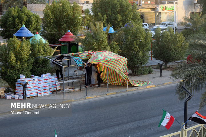 آماده‌سازی شهر نجف برای تشییع رهبر شهید