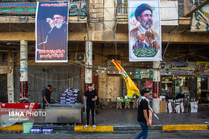 کربلا در آستانه برگزاری تشییع رهبر شهید انقلاب