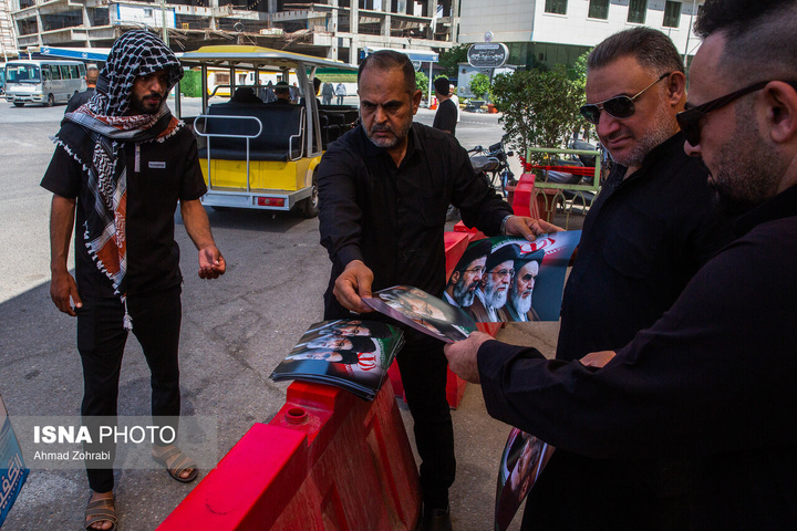 کربلا در آستانه برگزاری تشییع رهبر شهید انقلاب
