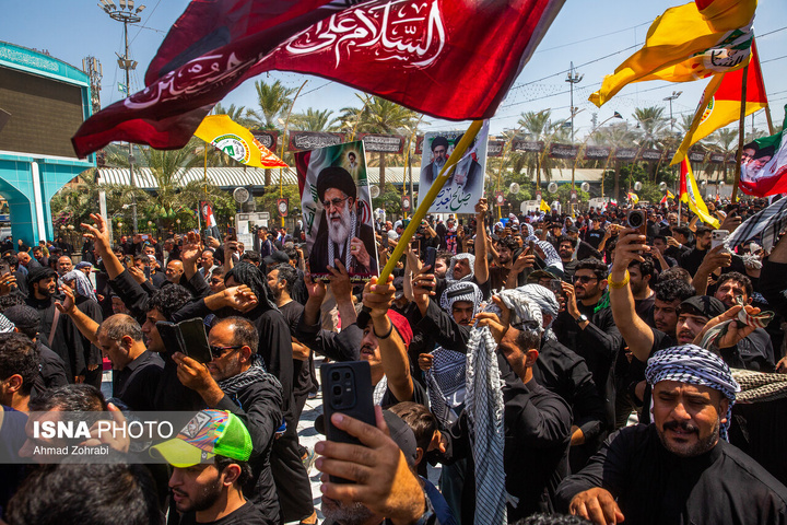 کربلا در آستانه برگزاری تشییع رهبر شهید انقلاب