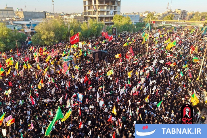 تشییع رهبر شهید ایران در نجف اشرف