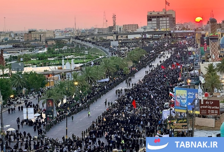 تشییع رهبر شهید ایران در نجف اشرف