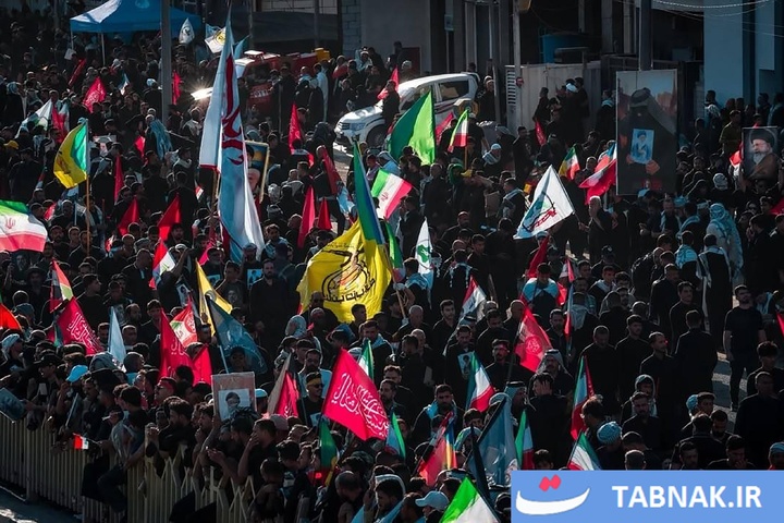 تشییع رهبر شهید ایران در نجف اشرف