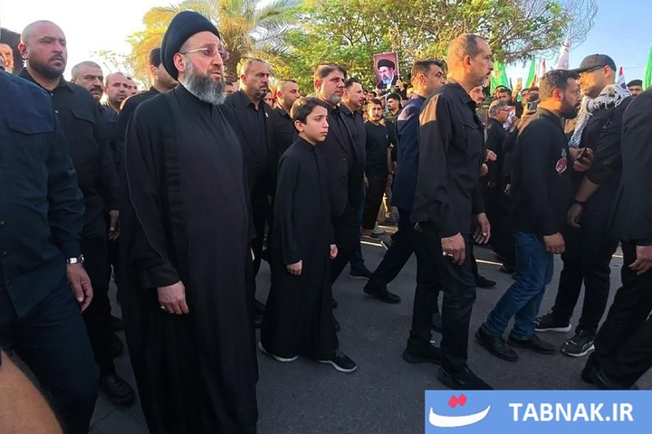 تشییع رهبر شهید ایران در نجف اشرف