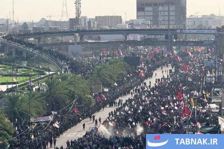 تشییع رهبر شهید ایران در نجف اشرف