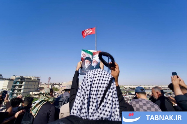 تشییع رهبر شهید ایران در نجف اشرف
