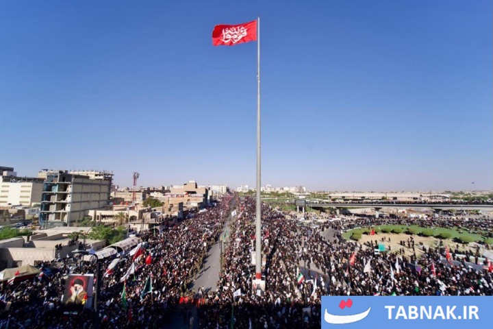تشییع رهبر شهید ایران در نجف اشرف