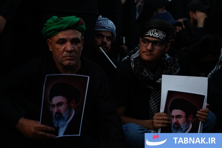 تشییع رهبر شهید ایران در نجف اشرف