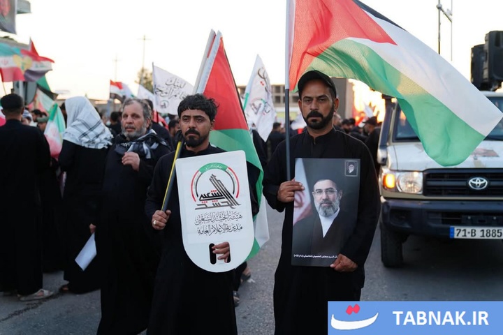 تشییع رهبر شهید ایران در نجف اشرف