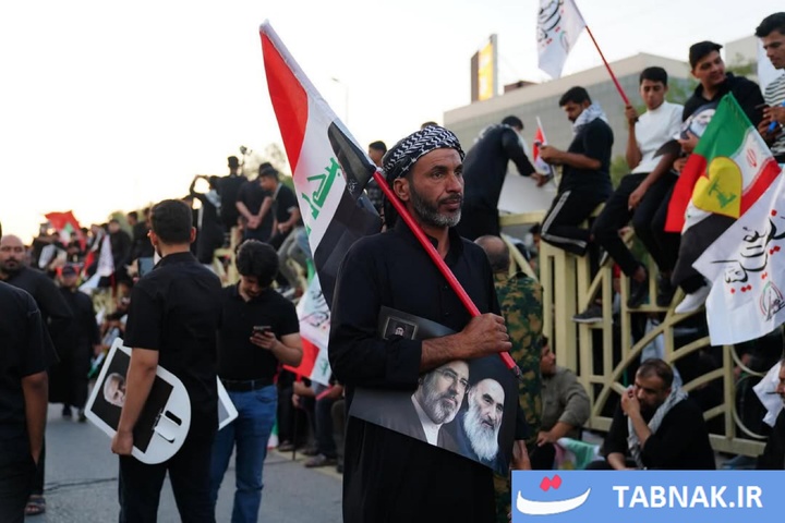 تشییع رهبر شهید ایران در نجف اشرف