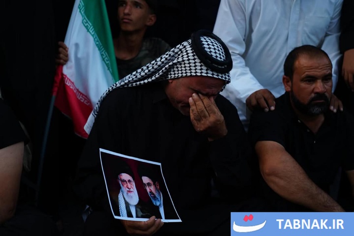 تشییع رهبر شهید ایران در نجف اشرف