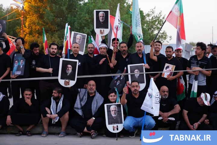 تشییع رهبر شهید ایران در نجف اشرف