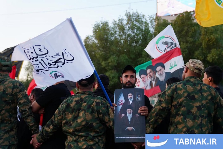 تشییع رهبر شهید ایران در نجف اشرف