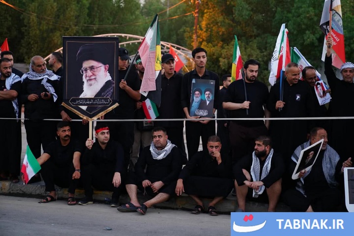 تشییع رهبر شهید ایران در نجف اشرف