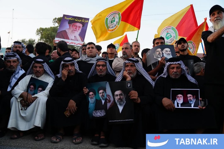 تشییع رهبر شهید ایران در نجف اشرف
