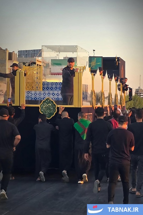 تشییع رهبر شهید ایران در نجف اشرف