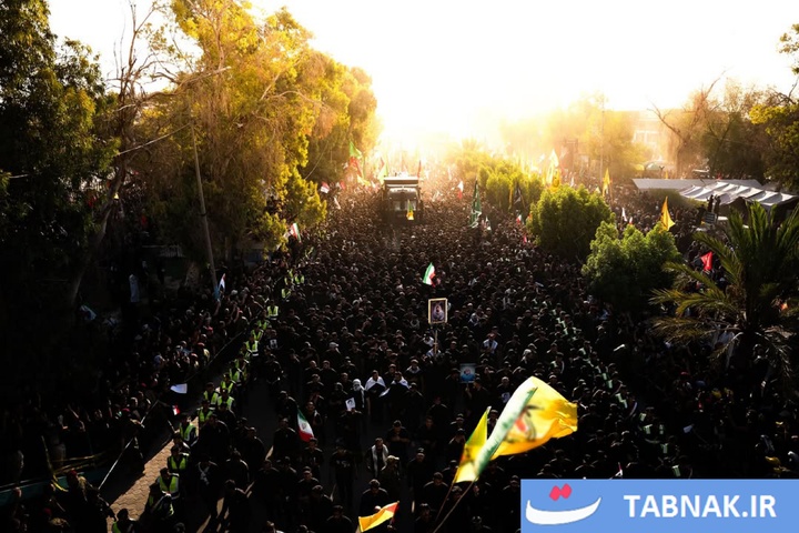 تشییع رهبر شهید ایران در نجف اشرف