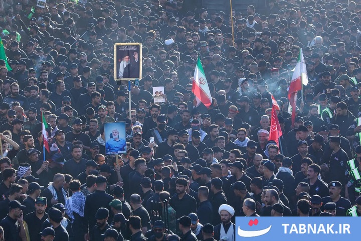 تشییع رهبر شهید ایران در نجف اشرف