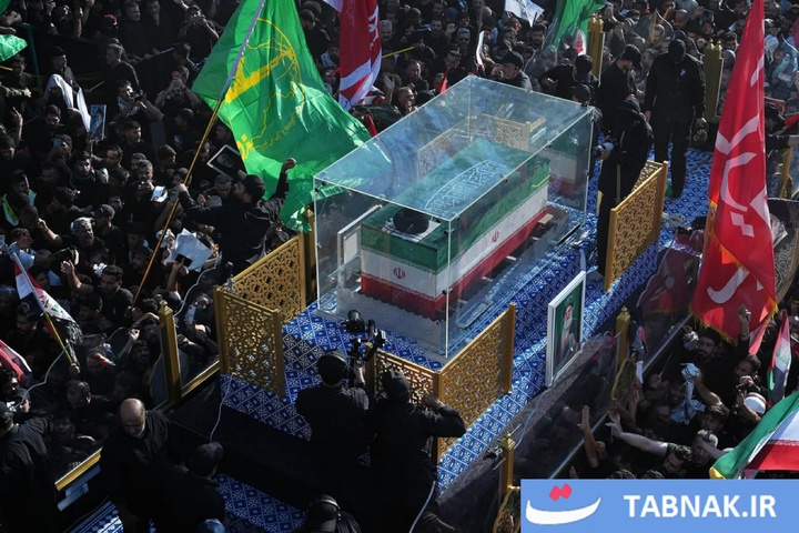 تشییع رهبر شهید ایران در نجف اشرف