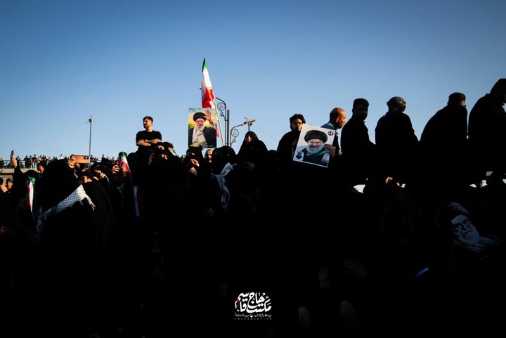 تشییع پیکر مطهر امام مجاهد شهید، حضرت آیت‌الله سیدعلی خامنه‌ای در نجف اشرف
